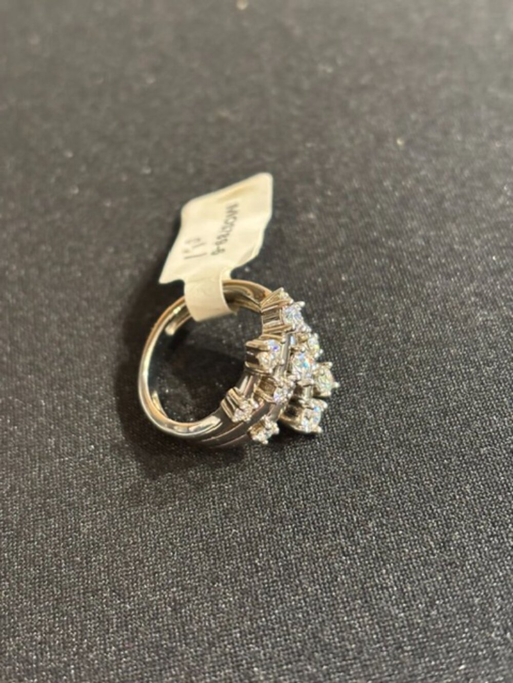 Moissanite Platineve Scatter Design Diamond Look 1.05ctw Sterling - Picture 2 of 8